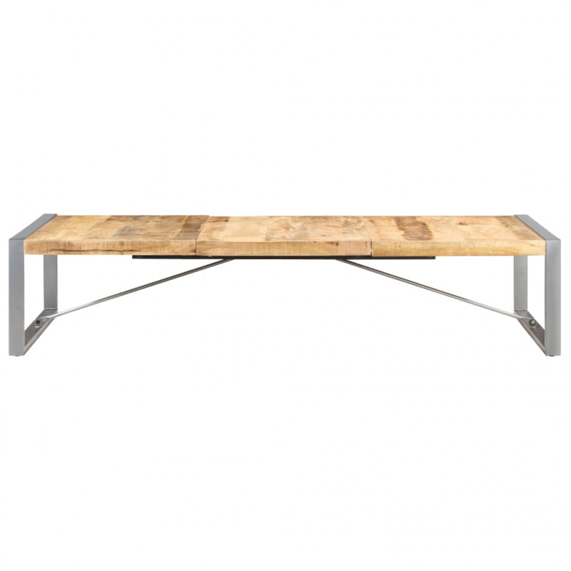 Stolik kawowy, 180 x 90 x 40 cm, surowe drewno mango