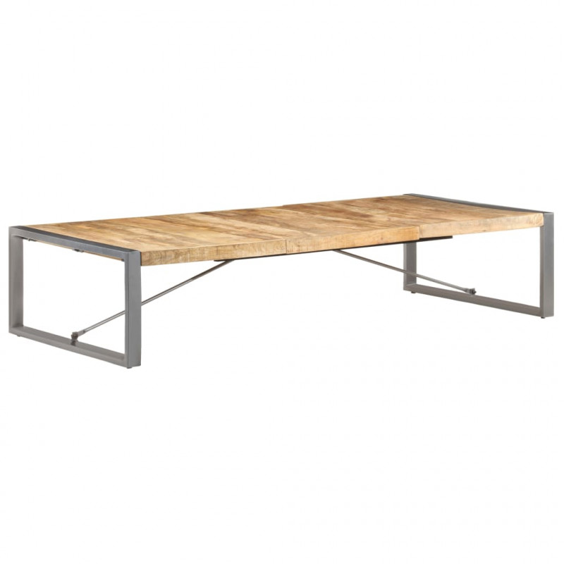 Stolik kawowy, 180 x 90 x 40 cm, surowe drewno mango