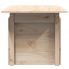 Stolik ogrodowy, 100x50x75 cm, lite drewno sosnowe