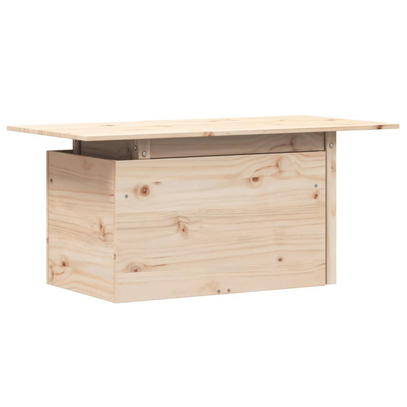 Stolik ogrodowy, 100x50x75 cm, lite drewno sosnowe