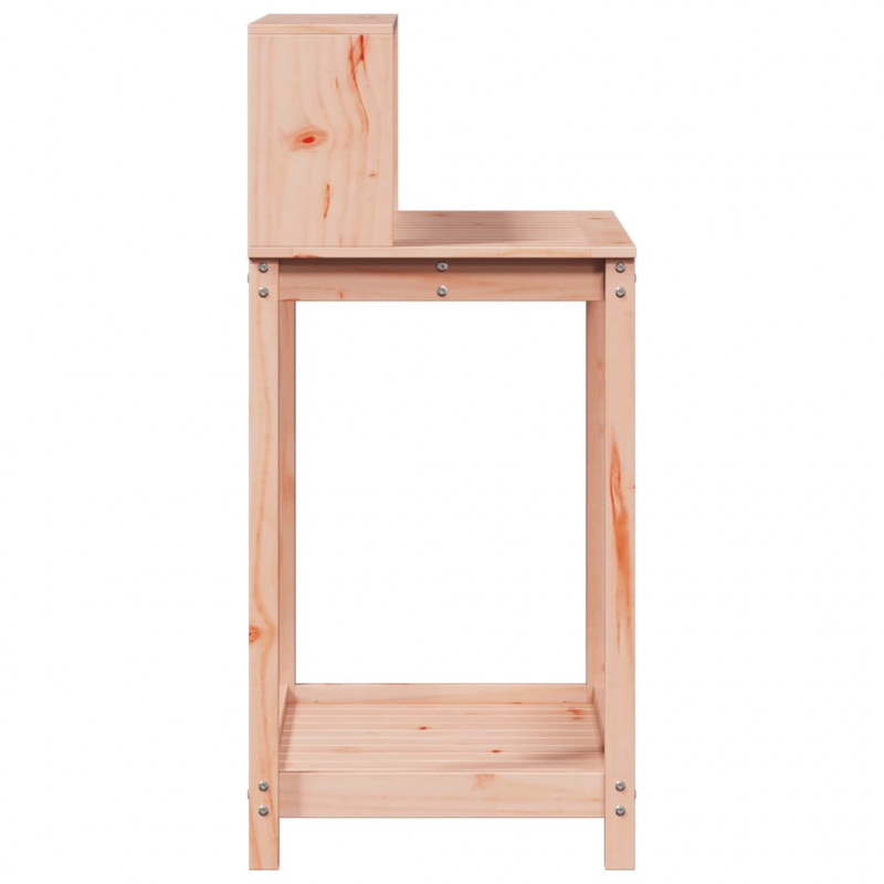 Stolik ogrodniczy z półkami 82,5x50x109,5 cm, drewno daglezjowe