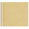 Parawan balkonowy, piaskowy, 90x500 cm, 100% poliester Oxford