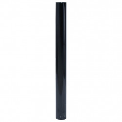 Folie okienne, 3 szt., matowe, czarne, PVC