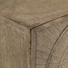 Szafka pod TV, 110x30x40 cm, lite drewno mango i żelazo