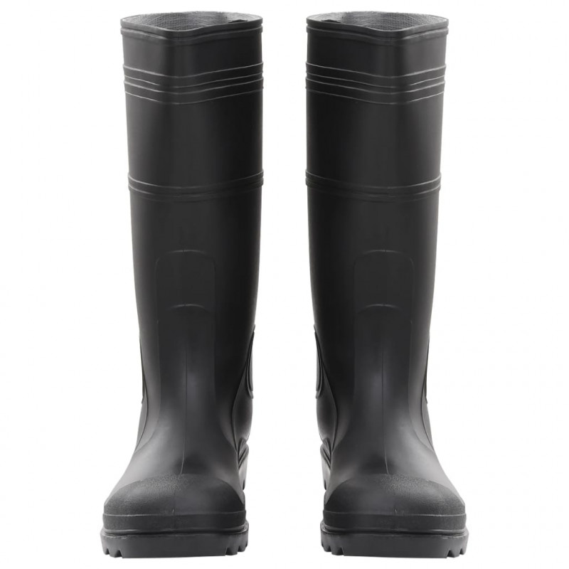 Kalosze, czarne, rozmiar 45, PVC