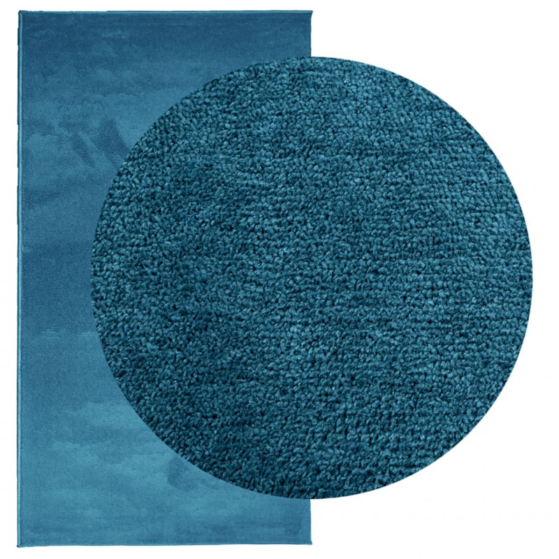 Dywan OVIEDO z krótkim włosiem, turkusowy, 60x110 cm