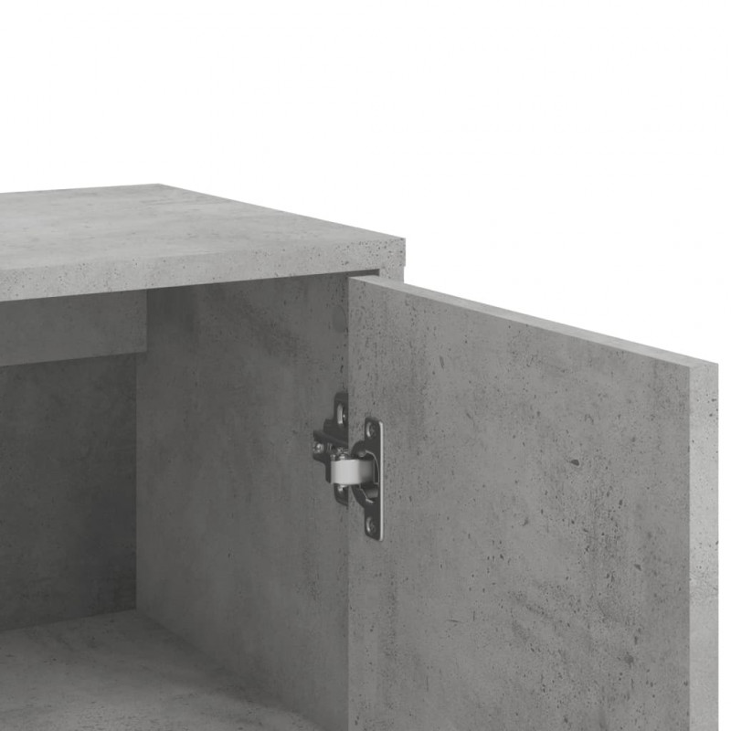 Szafka, szarość betonu, 60x31x84 cm, materiał drewnopochodny