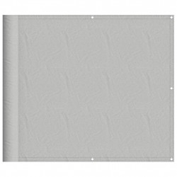 Parawan balkonowy, jasnoszary, 90x300 cm, 100% poliester Oxford