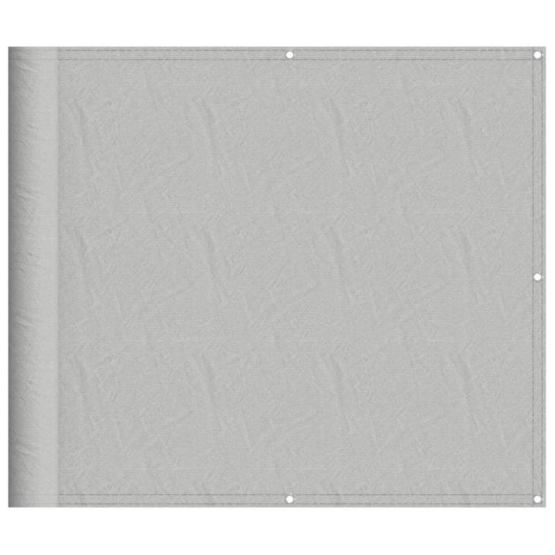 Parawan balkonowy, jasnoszary, 90x300 cm, 100% poliester Oxford