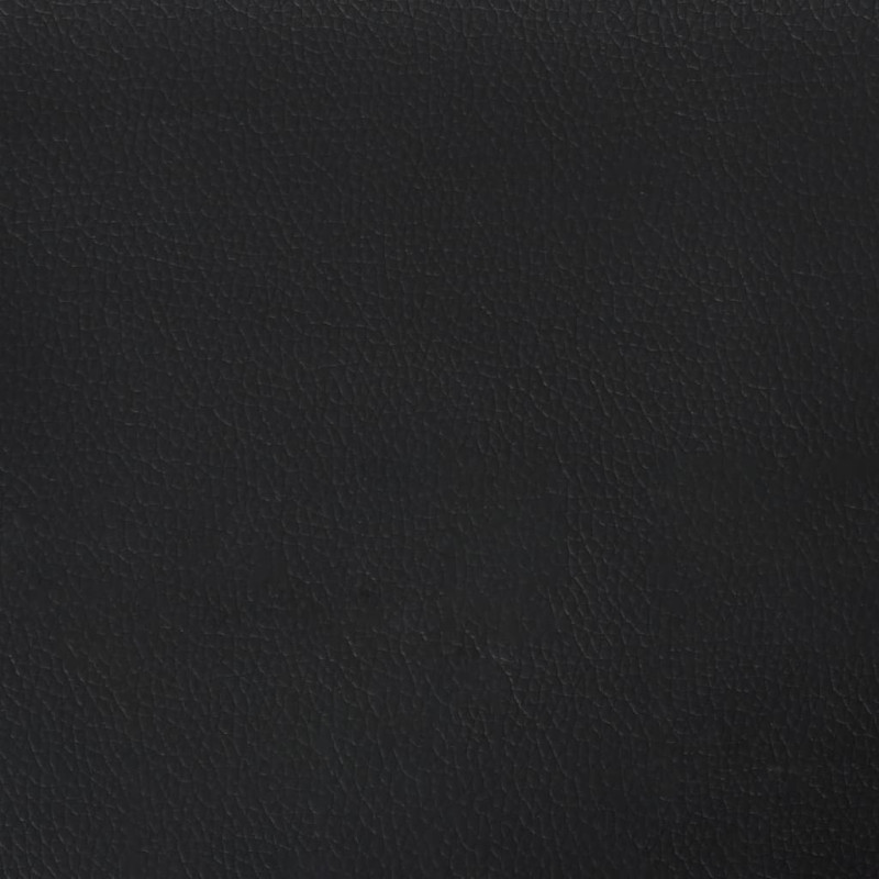 Zagłówek do łóżka, czarny, 90x5x78/88 cm, sztuczna skóra