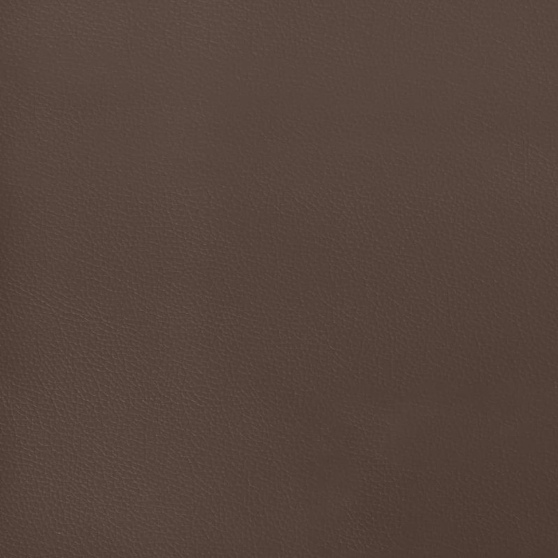 Zagłówki do łóżka, 2 szt, brązowy, 100x5x78/88cm sztuczna skóra