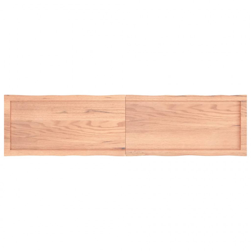 Blat, jasnobrązowy 160x40x(2-4)cm drewno z naturalną krawędzią