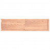 Blat, jasnobrązowy 160x40x(2-4)cm drewno z naturalną krawędzią