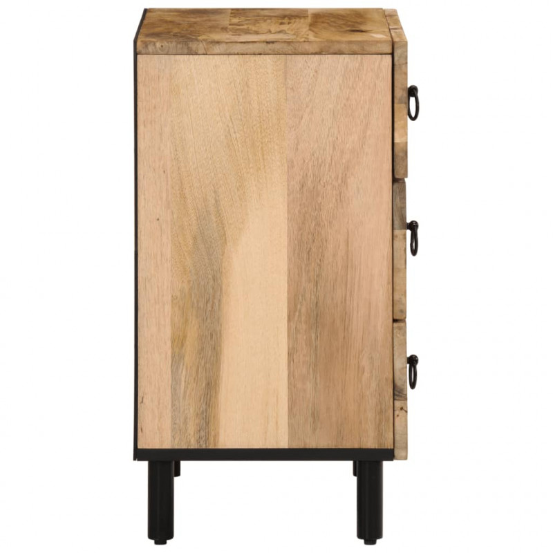 Szafka nocna, 50x33x60 cm, lite drewno mango