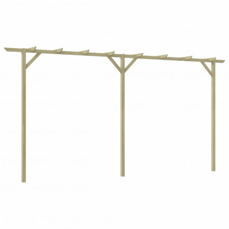 Pergola ogrodowa, 410 x 40 x 203 cm, drewno