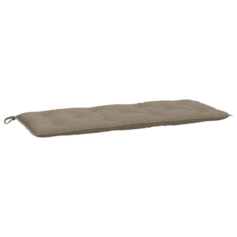 Poduszka na ławkę ogrodową, taupe, 120x50x7 cm, tkanina