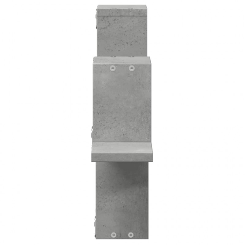 Półka wisząca, szarość betonu, 104,5x10x43 cm