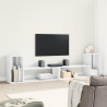 Szafki pod telewizor, 2 szt., białe, 100x30x50 cm