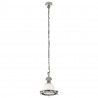 Lampa wisząca, 24x24x137 cm, aluminium