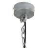 Lampa wisząca, 25x25x138 cm, aluminium