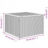 6-cz. zestaw mebli ogrodowych z poduszkami, czarny polirattan