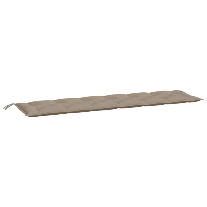 Poduszka na ławkę ogrodową, taupe, 200x50x7 cm, tkanina