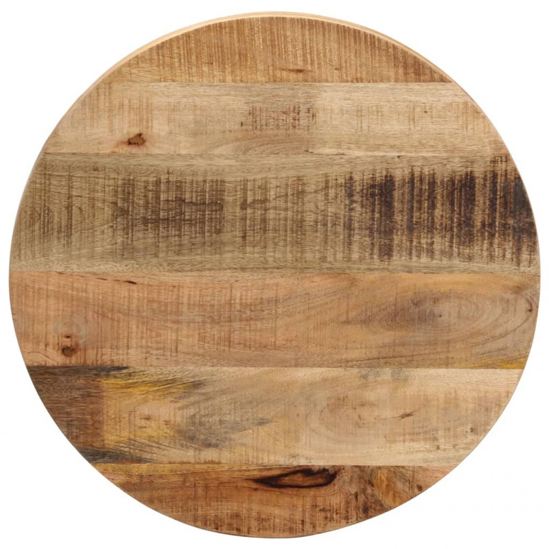 Blat stołu, Ø 60x1,5 cm, okrągły, surowe lite drewno mango