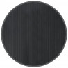 Dywan okrągły, szary, 100 cm, bambusowy