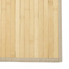 Dywan prostokątny, jasny naturalny, 100x400 cm, bambusowy