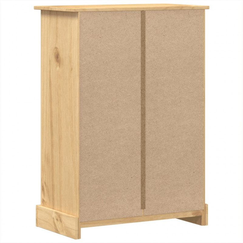 Komoda Corona, 80x43x114 cm, lite drewno sosnowe