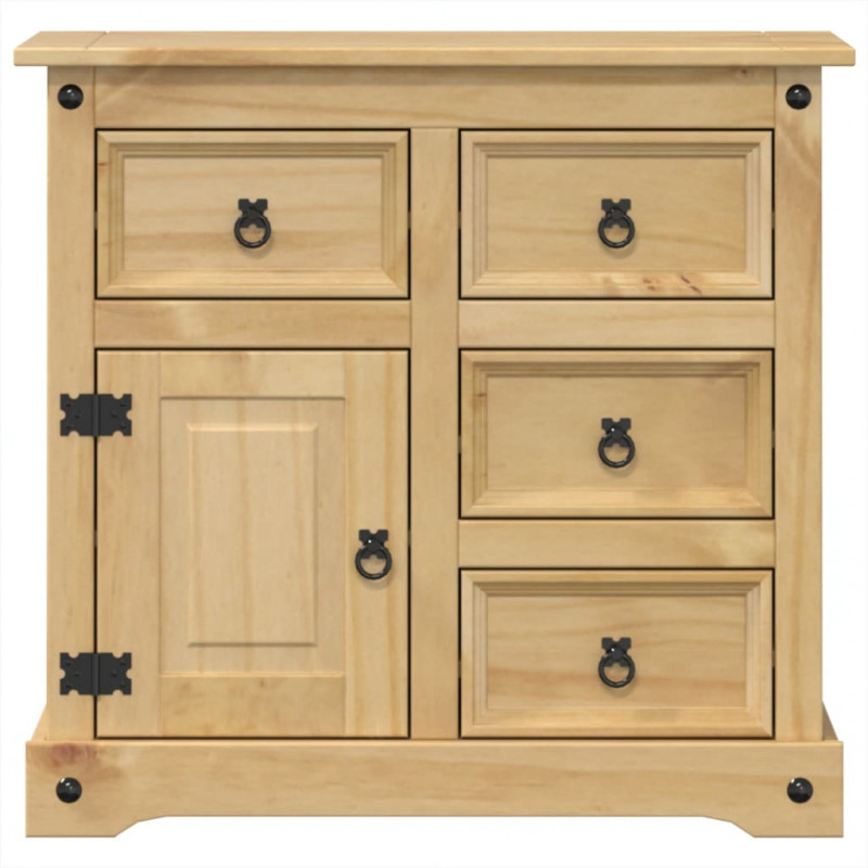 Komoda Corona, 87x40x76 cm, lite drewno sosnowe
