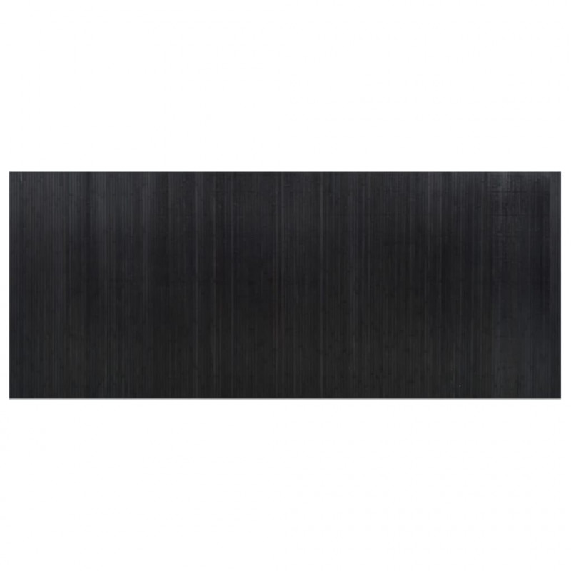 Parawan, czarny, 165x400 cm, bambusowy