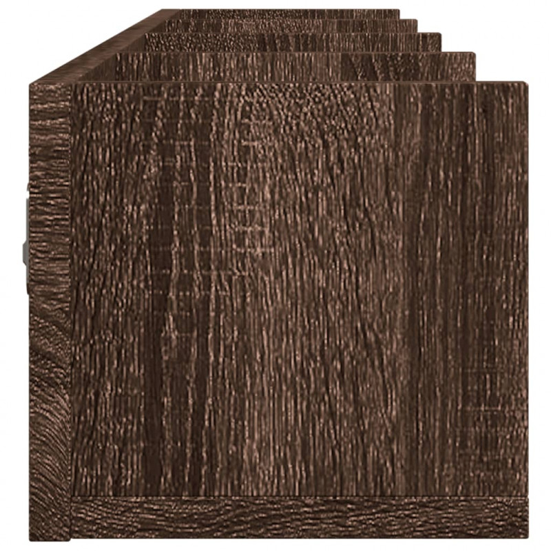 Szafka wisząca, brązowy dąb, 99x18x16,5 cm