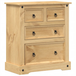 Komoda Corona, 80x43x91 cm, lite drewno sosnowe