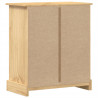 Komoda Corona, 80x43x91 cm, lite drewno sosnowe