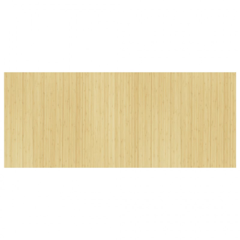 Parawan, jasny naturalny, 165x400 cm, bambusowy