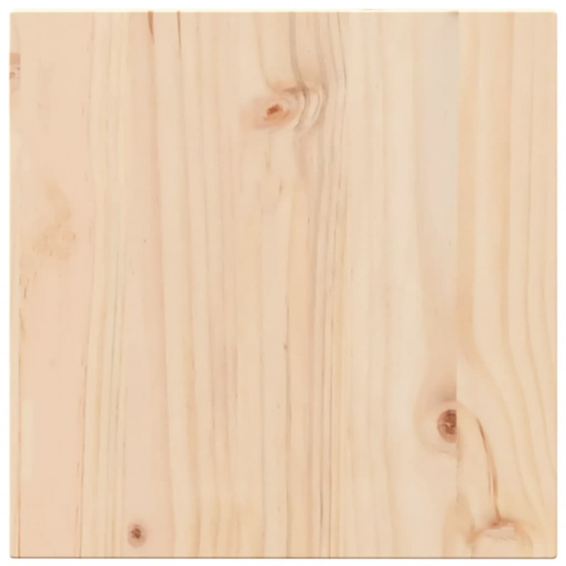 Blat do stolika, 50x50x2,5 cm, kwadratowy, lite drewno sosnowe