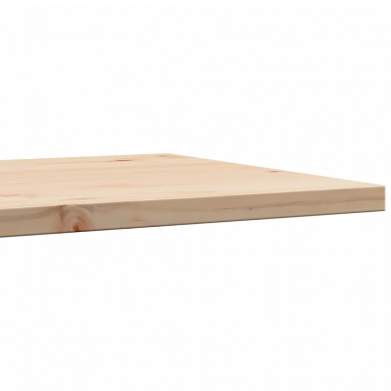 Blat do stolika, 50x50x2,5 cm, kwadratowy, lite drewno sosnowe