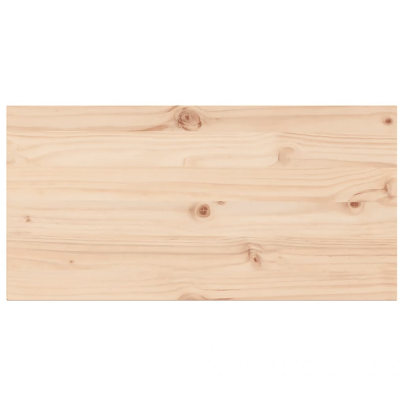 Blaty do stolika, 2 szt., 90x45x2,5 cm, prostokątne, sosnowe