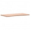 Blat do biurka, 80x(36-40)x2,5 cm, lite drewno bukowe