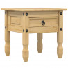 Stolik boczny Corona, 50x50x50 cm, lite drewno sosnowe