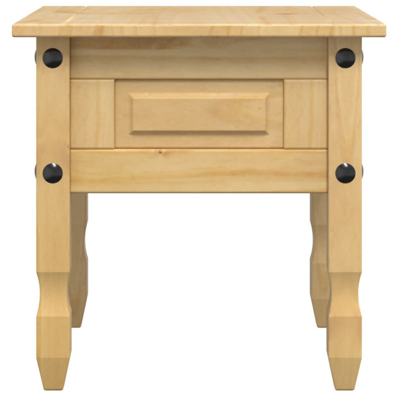 Stolik boczny Corona, 50x50x50 cm, lite drewno sosnowe