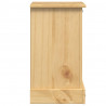 Szafka nocna Corona, 35x32,5x58 cm, lite drewno sosnowe