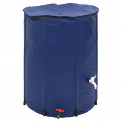 Zbiornik na wodę, z kranikiem, składany, 750 L, PVC