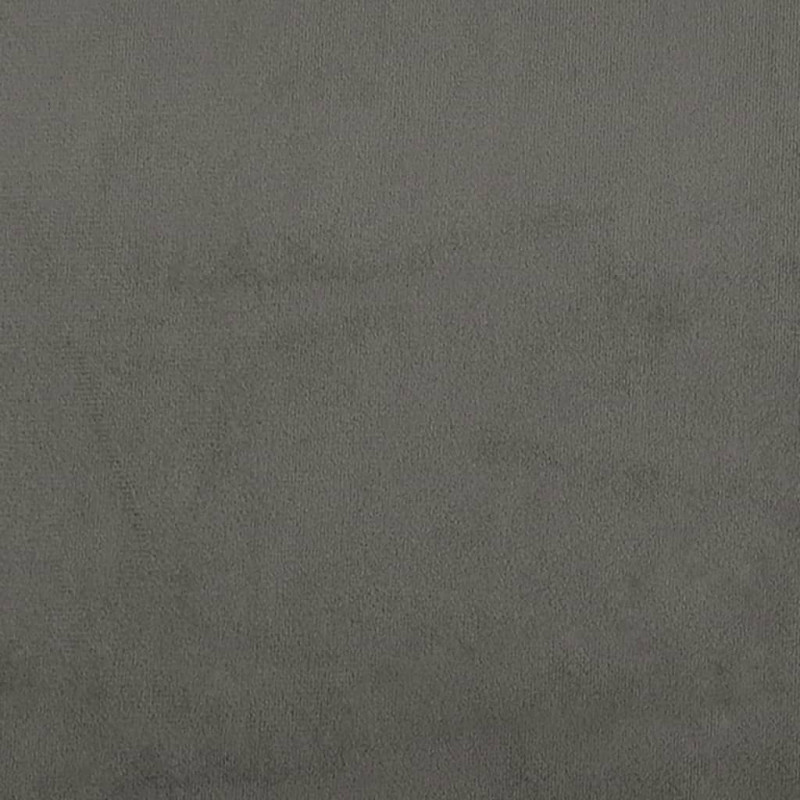 Zagłówek do łóżka, ciemnoszary, 100x5x78/88 cm, aksamit