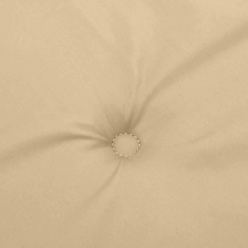 Poduszki na krzesła z wysokim oparciem, 2 szt., beżowy melanż