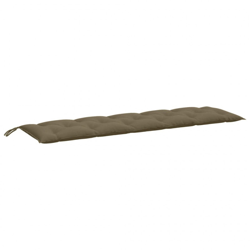 Poduszka na ławkę ogrodową, melanż taupe, 180x50x7 cm