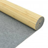Parawan, jasny naturalny, 165x800 cm, bambusowy