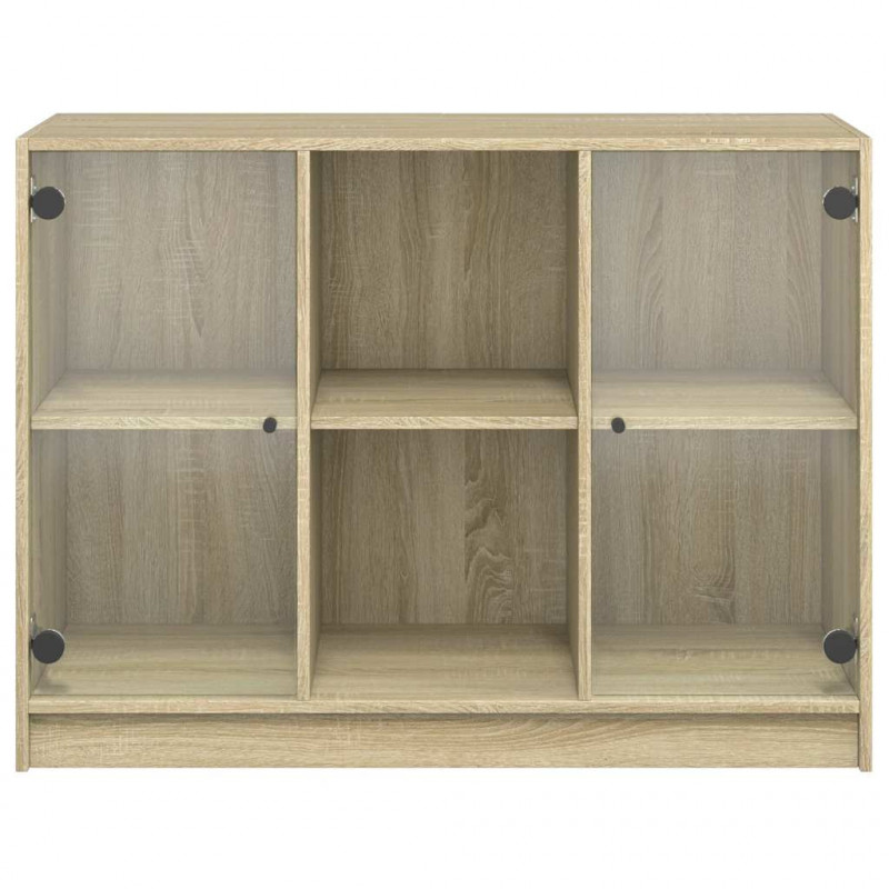 Szafka, dąb sonoma, 102x37x75,5 cm, materiał drewnopochodny