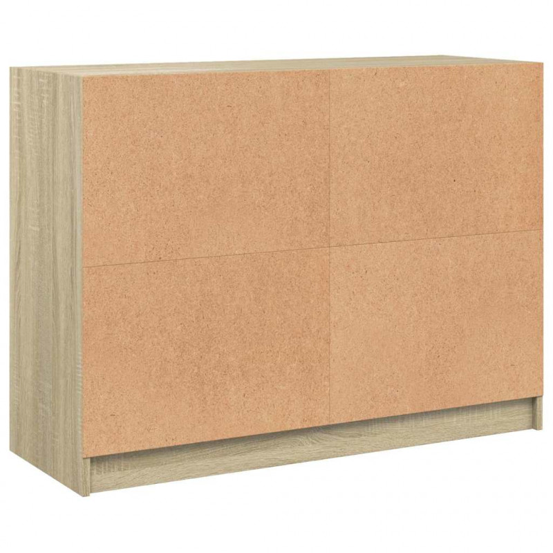 Szafka, dąb sonoma, 102x37x75,5 cm, materiał drewnopochodny